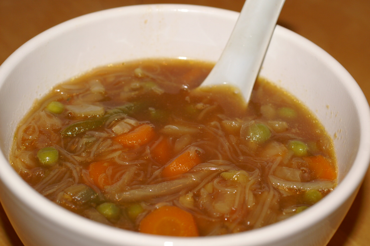 chinesische Gemüsesuppe mit Kraut - Ehrlich und Echt