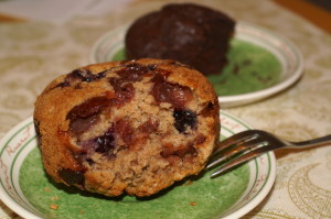 MUG Cake Cherry Blueberry