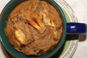 Mug Cake Apple Cinnamon