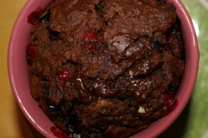 Mug Cake Chocolate-Berry