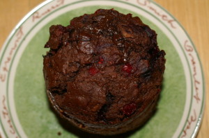 Mug Cake Chocolate-Berry