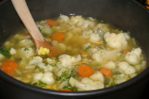 chinesische Karfiolsuppe