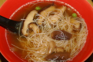 Chin. Suppe mit Shiitake pilze