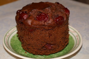 Mug Cake Chocolate-Cherry