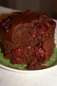 Mug Cake Chocolate-Cherry