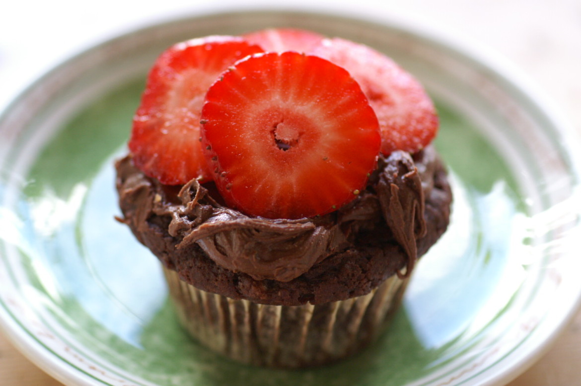 Erdbeer-Schokolade-Muffin - Ehrlich und Echt