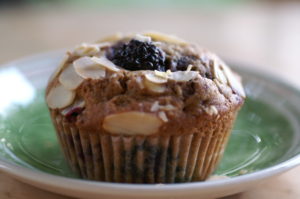Brombeer-Muffin