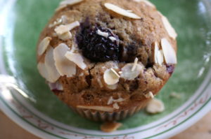 Brombeer-Muffin 