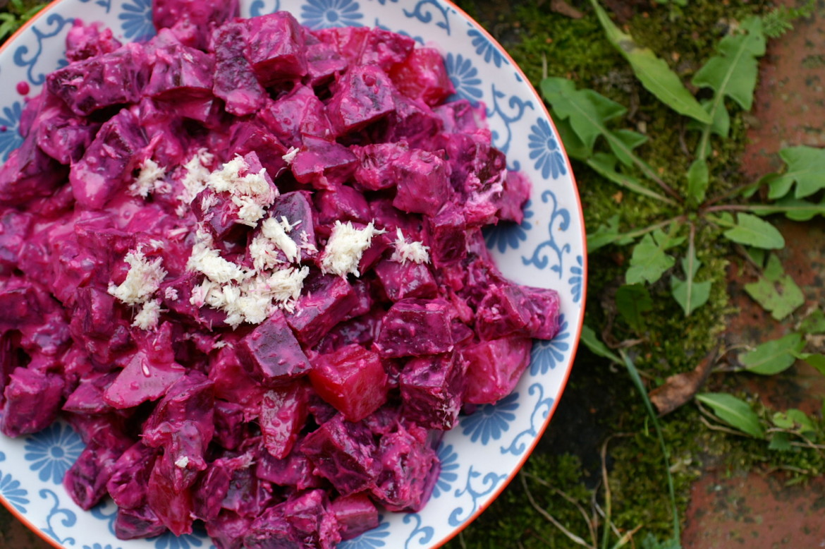 Rote Rüben Salat mit Kren - Ehrlich und Echt