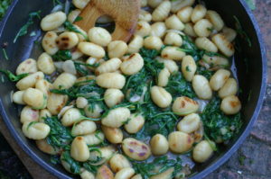 Gnocchi di patate con rucola