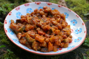 indisches Röstgemüse mit Tomaten