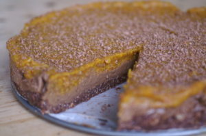 Kürbis-Schoko-Rohkost-Torte