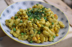 Nudelsalat mit Currycreme