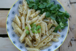 Pilzpesto mit Penne