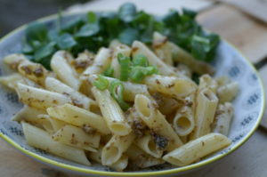 Pilzpesto mit Penne