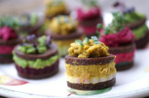 Curry Pumpernickel Petit Fours