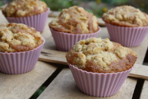 Apfelmuffins mit Streusel