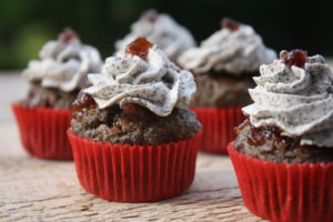 Himbeere-Mohn-Muffins