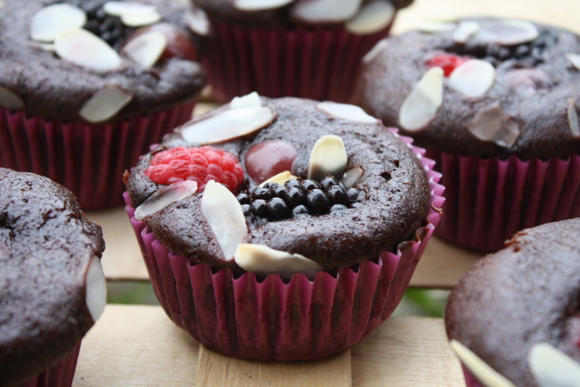 Beeren-Schoko-Muffins - Ehrlich und Echt