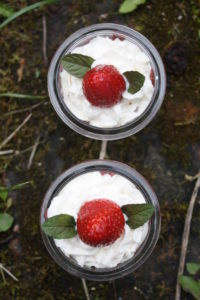 Chia-Dessert-Erdbeere
