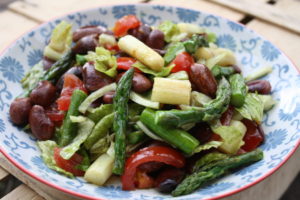 Käferbohnensalat mit Spargel