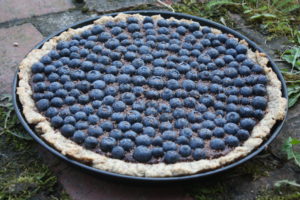 Schoko-Heidelbeer-Tarte