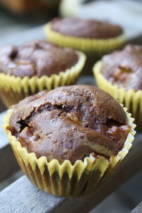 dunkle Mango-Muffins