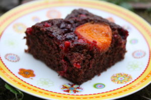 Marillenkuchen mit Beeren