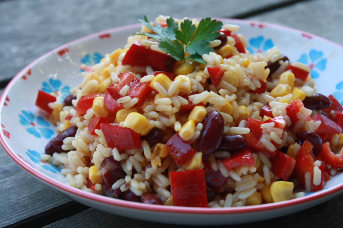 Reissalat mit Bohnen - Ehrlich und Echt
