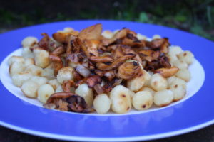 Gnocchi mit Eierschwammerl