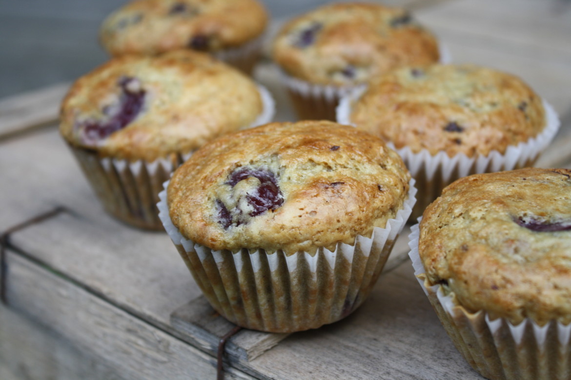 helle Kirsch-Muffins - Ehrlich und Echt