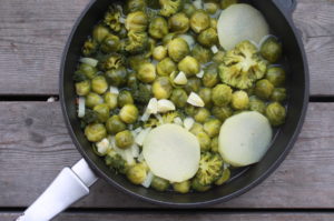 grünes Allerlei mit Kohlsprossen