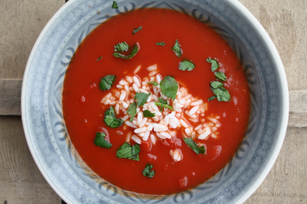Tomatensuppe mit Reis - Ehrlich und Echt