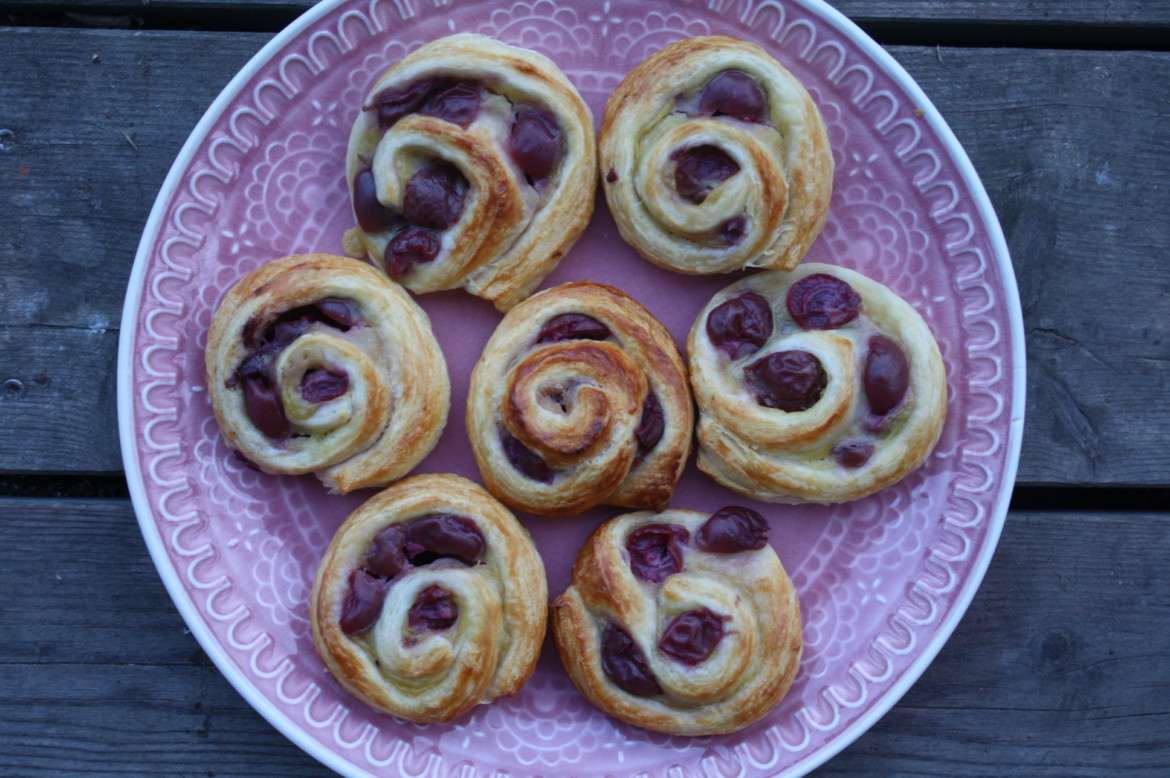 Kirsch-Pudding-Schnecken - Ehrlich und Echt