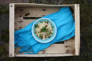 Krautsalat mit Tofu