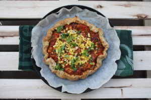 Pesto-Pizza mit Chili 
