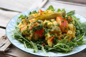 cremiger Kürbissalat mit Gurkerl