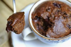 Mug Cake Cherry Chocolate