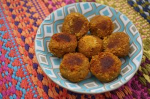 Falafel aus Bohnen aus der Pfanne