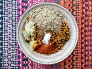 Falafel aus Linsen mit Mandeln