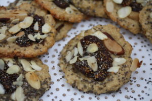 Bananenbrot-Kekse mit Feigen