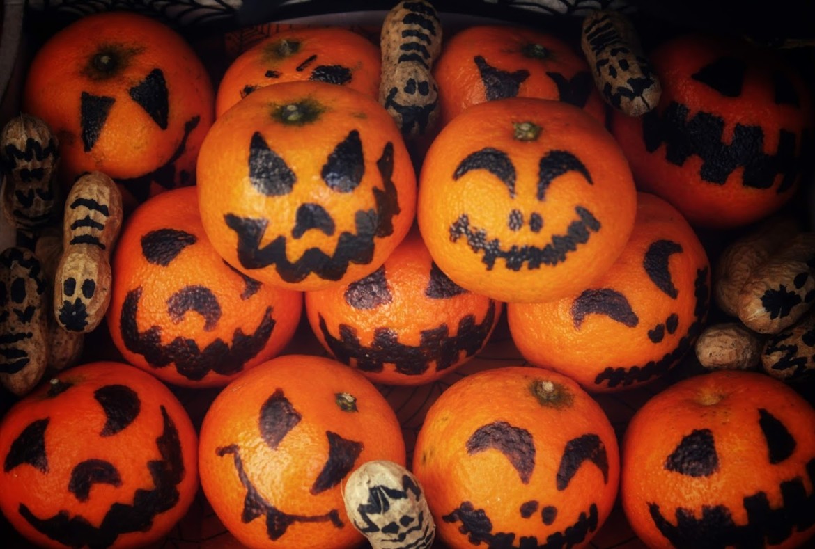 Mandarinen-Kürbisse für Halloween - Ehrlich und Echt