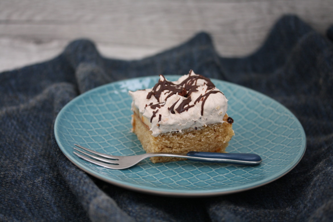 cremige Bananenschnitte - Ehrlich und Echt