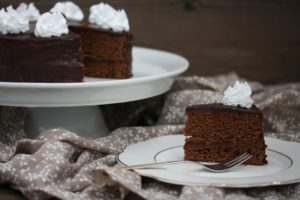 Schoko-Torte auf Sacher Art