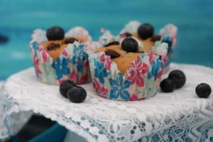 Bananen-Heidelbeer-Schoko-Muffins 