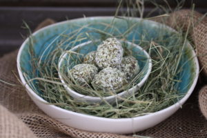 Gerstengras-Osterpralinen 