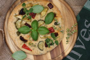 Focaccia mit mediterranem Gemüse