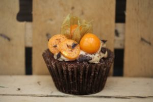 Physalis-Kokos-Schoko-Muffin