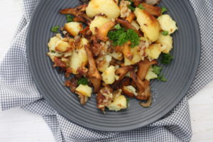 Kartoffelpfanne mit Schwammerl