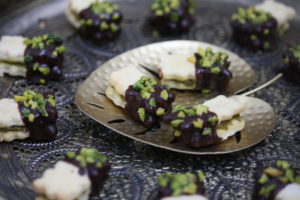 Mürbteigkekse mit Pistaziencreme